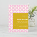 Search for pink and yellow baby shower invitations Retro
