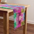 Search for multicolored table runners Squares