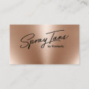 Search for bronze foil business cards Spray tanning