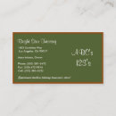 Recherche de tableau noir vert cartes visite Professeur