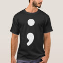 Recherche de semicolon tshirts Ponctuation