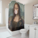 Search for famous art shower curtains Mona lisa