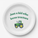 Search for tractor paper plates Kid