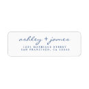 Search for script font return address labels Elegant handwritten font