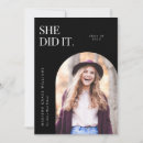 Search for she did it graduation announcement cards High school