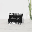 Search for zebra print thank you cards Girly