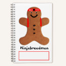 Search for biscuits notebooks Gingerbread man