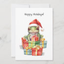 Recherche de grenouille noël cartes Adorable