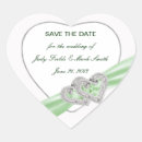 Search for green ribbon stickers Heart