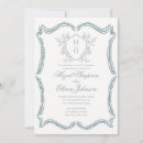 Search for blue and ivory wedding invitations Winter