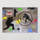 Recherche de paint ball invitations Tir