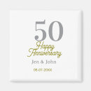 Search for silver anniversary magnets Calligraphy typography elegant romantic