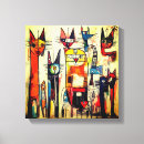 Search for abstract cat canvas prints Cute