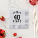 Search for silver napkins Cheers