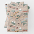 Recherche de trains papier cadeau Moderne