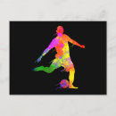 Recherche de football cartes postales Aquarelle