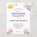 Search for astronaut 1st birthday cards Outer space
