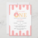 Search for sweet one doughnut birthday invitations Sprinkle