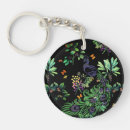 Search for dark color keychains Vintage floral