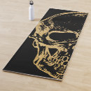 Search for goth yoga mats Skull