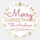 Search for red name stickers Snowman