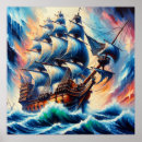 Search for galleons posters Sea
