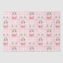 Search for pink bunny tissue paper Watercolor