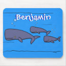 Recherche de baleine mignonne tapis souris Océan