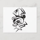 Recherche de tatouage pirate cartes postales Squelette