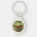 Search for beautiful butterflies keychains Orange
