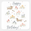 Search for cute dog birthday party stickers Floral