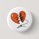 Search for anti valentine buttons Heart