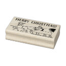 Search for santa claus rubber stamps Reindeer