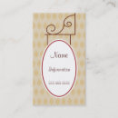Search for home decor business cards Girly