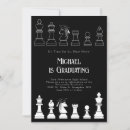 Search for board game party invitations Chess