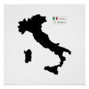 Search for italy map posters Black
