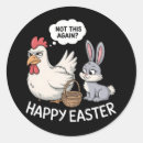 Search for easter chicken stickers Rabbit