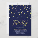 Recherche de 20 anniversaire invitations Moderne