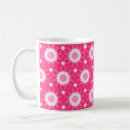 Search for stars pattern mugs Pink