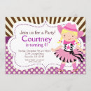 Search for purple cowgirl invitations Pink