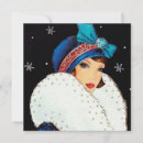 Search for art deco lady cards Retro