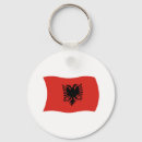 Search for albania round keychains Flag of albania