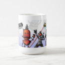 Search for happy robot mugs Cute