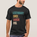 Search for march birthday tshirts 1985