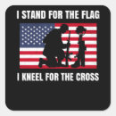 Search for american flag cross stickers Stand for the flag