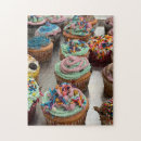 Recherche de cupcake puzzles Bonbons