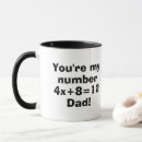 Search for number one dad mugs Father