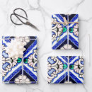 Search for spanish wrapping paper Azulejo