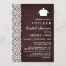 Search for burlap lace bridal shower invitations Heart
