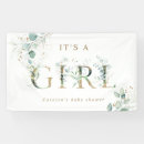 Search for baby girl shower banners Woodland